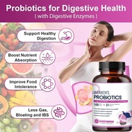 Women's Probiotics Fertility - 100 Billion CFUs with D-Mannose Cranberry Prebiotics & Digestive Enzy