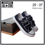 Converse Velcro Children's Adhesive Shoes Without Laces Practical kids Converse PAUD TK SD School Sh