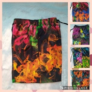 printed taslan shorts for men and women