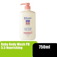 JOHNSON & JOHNSON Baby Body Wash PH5.5 Nourishing 750ml - Almond HTM Pharmacy