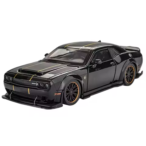 1:32 Challenger SRT Hellcat Redeye V8 Alloy Metal Diecast Model American Muscle Sports Car Collectio