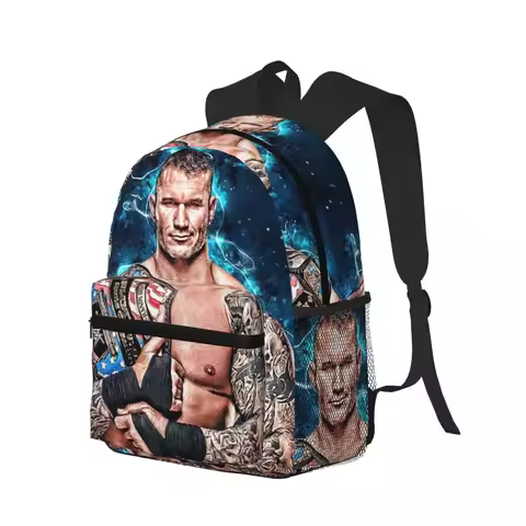 Professional Wrestler Randy Orton Student Backpack School Bag Hiking Daypack for Men Women Fashion B