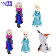 YVE Frozen Anna Elsa Dolls, Cartoon Disney Movies Olaf Snowman Plush Toy, Stuffed Animals 23-50 CM S