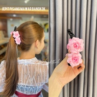 MAWAR Starlight Bali || Bangkok Rose Banana Clip Flower Clip Bangkok Rose Banana Clip/ hair clip flo