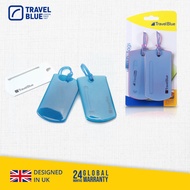 Travel Blue Jelly ID Tag