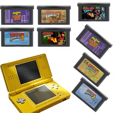 Donkey Kong Series GBA Game Cartridge Mario Vs Donkey Kong Donkey Kong Country 1 2 3 Advance Retro V
