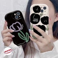 SOFTCASE SILICON CASING MELTING CLEAR SHOCKPROOF FLOWER FOR OPPO A1 A98 A1K A3S A5S A11K A12 A7 A15 