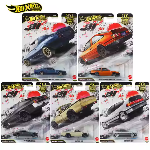 Hot Wheels FPY86 Japan Historics 05 Nissan Skyline 2000gt-R Toyota Ae86 Toyota Celica Datsun 620 Hon