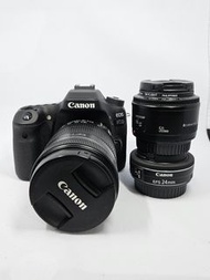 Canon 80D 18-135mm IS 50mm F1.8 24mm F2.8