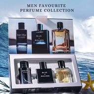 30ml x 3 Men Gift Perfume Set Body Spray Fragrance Long Lasting Scent