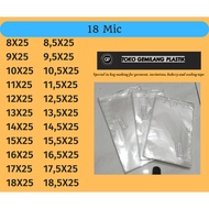 Opp plastic INVITATION/ Seal Plastic/ Blank Plastic/ Most Complete and 10x25 10.5x25/ 11x25/ 11.5x25