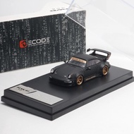 Decode 1: 64 Porsche RWB964 993RWB hellokitty GULF GULF Car Model