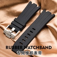 Suitable for
 Rubber Watch Strap Audemars Piguet Royal Oak Offshore 15703 Series Men's Black Strap 28mm