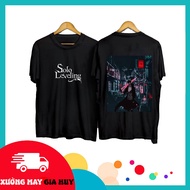 Solo leveling t-shirt, short-sleeved unisex t-shirt with solo leveling anime print