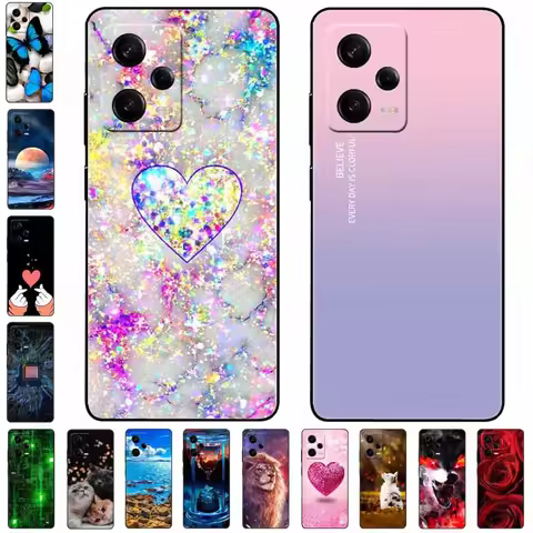 For Redmi Note 12 Pro Plus 5G Case Luxury Soft Silicone Animal Funda Coques for Xiaomi Redmi Note 12