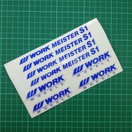 Sticker rim work meister s1