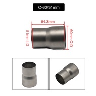 <INT>Motorcycle ATV Exhaust Exhaust Pipe Adapters Connector 51-60MM/38-51MM/61-51MM