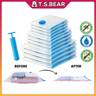 Vacuum Bag Travel Storage Resealable Vacuum Storage Bag Compression Bag Reusable Space Saving Seal B