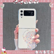 Samsung Z Flip & Oppo N Flip Pink Aesthetic Elegant Case | Samsung Z Flip Case 7 6 5 4 3 2 | Z Flip 