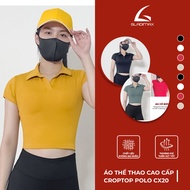 Gladimax Croptop Polo CX20 premium sports shirt with high quality 4-way stretch elastic