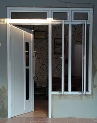 Pintu Aluminium Jendela Fullset SNI Pintu Jendela Aluminium Minimalis Kualitas Premium