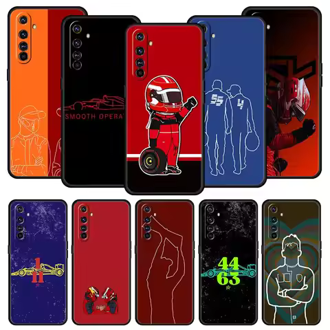 F1 Number 33 Phone Case For Realme 12 11 10 9 8 5G 7 6 GT5 GT3 GT2 Pro Plus C21 C11 C25 C35 GT Neo 2