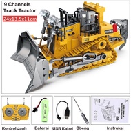 Babycolor Mainan Mobil Derek Remote Control 15 Saluran Paduan Mainan Excavator Derek Mainan Anak-ana