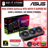 ASUS ROG Strix GeForce RTX 4070 Ti SUPER 16GB GDDR6X OC Edition Graphic Card (ROG-STRIX-RTX4070TIS-O