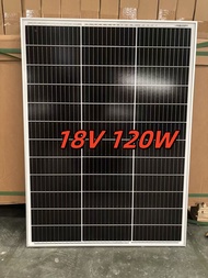 แผงโซลาร์เซลล์ monocrystalline solar cell 12V-18V 80W solar panel