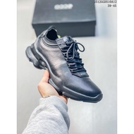 ECCO Casual Sneakers Top Layer Cowhide Stitching Breathable Mesh High Elastic Outsole Original Quali