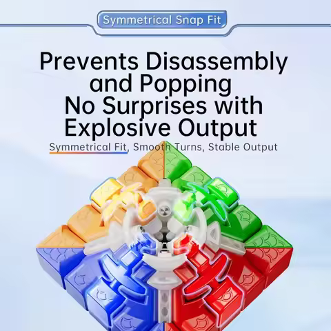 MoYu AoChuang V6 Magnetic 5x5x5 Magic Speed Cube Magnetic Track UV Cube Stickerless Puzzle Toys Gift