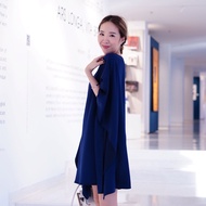 SLAY. - Monaco Dress - Dark Navy เดรสทรงค้าวคาว