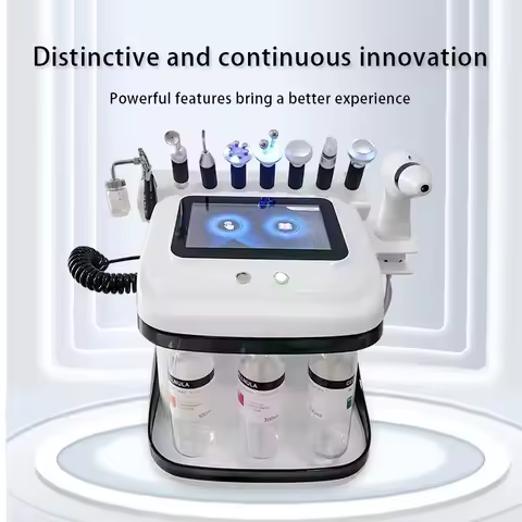 9 in 1 Dermabrasion Face Lifting Skin Test Skin Care Beauty Machine