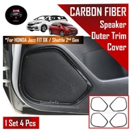 🔥SG SELLER🔥 Honda Jazz/Fit GK GK3 GK5 Shuttle Car Speaker Trim Audio Border Outer Frame Carbon Fiber Accessories