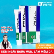 Acne Cream D79 Cream/Plus/Pro Reduces Acne, Back Acne, Keratosis Folliculitis - GSV Vietnam