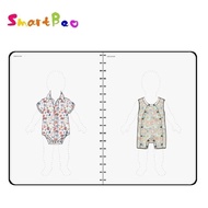 A5 Baby Clothing Design Sketchbook with Body Figure Template Child Kid Sketch Book Fashion Notebook 