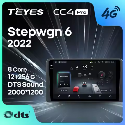 TEYES CC4 PRO For Honda Stepwgn 6 2022 CarPlay Android Auto 2DIN Autoradio Car play Radio Multimedia