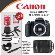 CANON EOS 77D KIT 18-135MM IS STM - KAMERA DSLR CANON