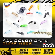 BOGO CLEAR VISOR BG-05/06/12/25 PASTEL PURPLE/RED/BLACK/ORANGE/GREEN/BLUE/WHITE/PINK/BROWN/GREY MS88