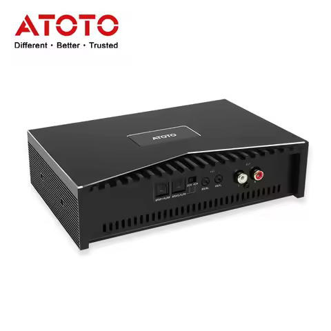 ATOTO AEC03 Digital Car Radio Amplifier 4 Channel Full Range Class D Dual SPDIF 12v Auto Stereo Soun