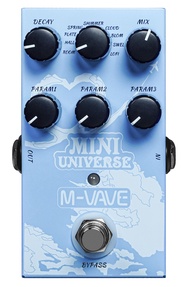 M-vave Universe Digital Reverb Pedal, 9 Reverb Effects, Room/Shimmer/Lofi/Spring Reverb Effects Peda