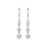 Classic Diamond Stud Earrings 925 Sterling Silver Sparkly Lab VVS Moissanite Stud Earrings