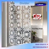 DIY Partition Wall Hanging Decoration Room Partition Divider Partition Home Decor Penghadang Ruang Penghadang Dinding
