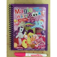 Magic Water Book Drawing with Doodle Pen Educational Toys For Kid Child Pony Themedagic Water Book D