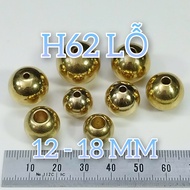 H62 BRASS BALL DRILLING HOLE through 12-18 mm (H62 brass ball charm) used to make DIY bracelets and 