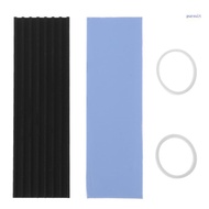 【SUIT*】 Pure Aluminum for M 2 Heatsink for Cooling for M 2 NVME 2280 SSD Radiator for Enterprise-Cla