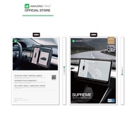 AMAZINGthing TESLA Model Y & 3 Radix Matte Anti - Finger Print Tempered Glass Car Screen Protector