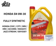 Honda 0W30 Engine Oil 4L Fully Synthetic 0W-30 Minyak Hitam + Honda Oil Filter 15400-RTA-003