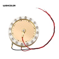 Wishcolor 34mm Capsule Large Diaphragm Condenser Mic Capsule Double Sided Gold-Plated for Recording 