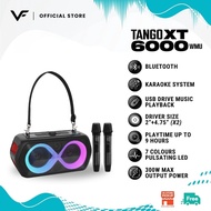Vinnfier VF Tango XT6000 Portable Karaoke bluetooth speaker 300W Party Light Effects 2 UHF Wireless 